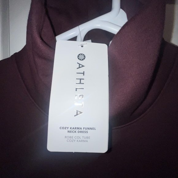 NWT Athleta Cozy Karma funnel neck dress - Picture 7 of 7